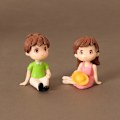 Pikkukuva 2 / 10: 2 kpl Nukkekodin miniatyyrikoristelu Simulaatiokoristelu Yellow&Purple