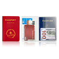 Miniatyrbild 8 av 10: Pass Cover Dokument Case VIT White