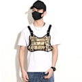 Miniatyrbillede 7 af 10: Sportsvest Taske Molle Brysttaske SORT SORT Black