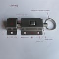 Miniatyrbilde 4 av 6: Fjærlåsestift Manuell Trekk Ringstift 2 STK 2 STK 2pcs