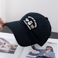 Miniatyrbillede 1 af 10: Flerfarvet hat Damekasket SORT black