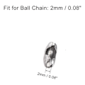 Miniatyrbillede 2 af 4: 100 stk Kuglekædeforbindelse Kuglekæder Spænde Crimp Clips Link