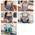 Miniatyrbillede 3 af 10: Camisole Triangle Scarf LAKE BLUE Lake blue