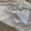 Miniatyrbilde 6 av 9: Magnetisk oppbevaringsboks Neglesmykker dekorasjonsboks RUND 64GRID Round 64Grid