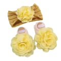Pikkukuva 6 / 7: 3 kpl / set Otsanauhat Sukat Set Cap Set BEIGE beige