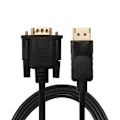Miniatyrbild 6 av 9: DP till VGA Kabel Adapter Conventer 1.8m