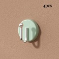 Miniatyrbilde 1 av 10: 4stk Veggkrok Selvklebende krok GRØNN U SHAPE U SHAPE green U shape-U shape