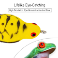 Miniatyrbilde 7 av 10: Fiskefrosk Lure Rubber Frog 7 7 7