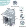 Miniatyrbilde 2 av 10: Krybbe Hengende Oppbevaringspose Bleie Organizer ROSA Pink
