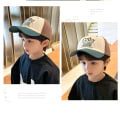 Miniatyrbillede 2 af 10: Børnebaseballhat Peaked Cap GREENSTYLE 1 STYLE 1 GreenStyle 1