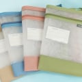 Miniatyrbillede 7 af 10: Mesh lynlås pose taske Transparent fil taske FARVE 4 FARVE 4 Color 4
