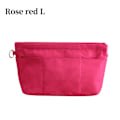 Miniatyrbilde 1 av 10: 1 stk Innlegg kosmetikkveske Linnerveske ROSE RED L ROSE RED L Rose Red L