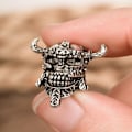 Miniatyrbillede 2 af 4: Skull Viking Beads Combo Braids Charms Viking Rune Beards