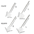 Miniatyrbilde 2 av 10: Gullfisknett teleskopisk rekenett LSQUARE SQUARE LSquare