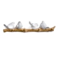 Miniatyrbillede 1 af 9: 3D Resin Bird Hangers Resin Bird Nøglekrog 4 FUGLE 4 FUGLE 4 Birds