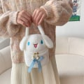 Miniatyrbild 3 av 10: Kuromi Cartoon Plysch Handväska Axelväska 02 02 02