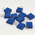 Miniatyrbillede 4 af 5: Cermet Potentiometer 3296W-104 10STK 10STK 10pcs