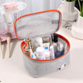 Miniatyrbillede 10 af 10: Mesh Taske Makeup Taske SORT black