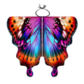 Pikkukuva 5 / 10: Butterfly Shawl Cape Faire Butterfly Wings B B B