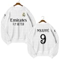 Miniatyrbilde 2 av 3: Real Madrid Hjemme fotballdrakt genser hettegenser for barn Vinicius Nr. 7 VINI JR 150