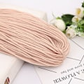 Miniatyrbillede 1 af 9: Macrame Rope Nylon Cord LYSEBRUN LIGHT BROWN