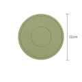 Miniatyrbilde 1 av 10: Varmeisolasjonsmatte Silikonunderstellmatte GRØNN 22CM GREEN 22CM