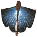 Miniatyrbillede 1 af 10: Butterfly Cape Butterfly Wings sjal 03 03 03