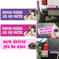 Miniatyrbild 10 av 10: 10st Nice Driver Car Sticker Självhäftande Learner Driver C-10PCS