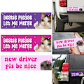Miniatyrbilde 10 av 10: 10 stk Nice Driver Car Sticker Selvklebende Learner Driver A-10PCS