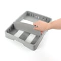 Miniatyrbilde 4 av 7: Plateoppbevaringsbrett Matbeholderlokk GRÅ Grey