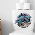 Pikkukuva 7 / 9: 3D Infauna WC-tarrat Vivid Sea Life Decals TURTLE TURTLE turtle