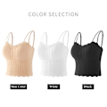 Miniatyrbillede 3 af 10: Crop Top Camisole SORT Black