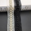 Pikkukuva 4 / 10: 1 Yard Pearl Braid Lace Nauha Pitsiverhoilu C C C