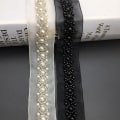 Pikkukuva 4 / 10: 1 Yard Pearl Braid -nauhanauha Pitsireunus F F F
