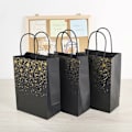 Miniatyrbillede 5 af 10: 6 stk Kraft papir gavepose Festemballage poser C C C