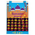 Miniatyrbilde 5 av 6: Felt Countdown Ramadan Calendar Ramadan Countdown Calendar BLÅ blue