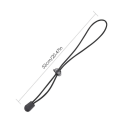 Miniatyrbillede 2 af 10: 5 stk. Elastisk rebfastgørelsessnorreb SORT black