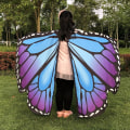 Miniatyrbillede 8 af 10: Butterfly Cape Butterfly Wings sjal 06 06 06