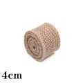 Pikkukuva 1 / 8: Luonnollinen juuttikangas säkkikangas juuttinauha 4cm 4cm