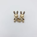 Miniatyrbilde 1 av 10: Stram midjeknapp Justerbar midjeklemme GOLD LARGE Gold Large