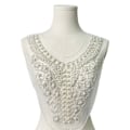 Miniatyrbilde 5 av 9: Dame front krage dekorativ krage HVIT White
