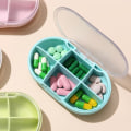 Pikkukuva 7 / 8: 6 Grids PillBox Pills Organizer CASE blue