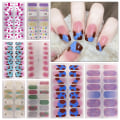 Miniatyrbillede 2 af 10: Franske neglemærkater Nail Art Sticker 9 9 9