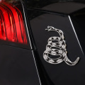 Pikkukuva 8 / 9: Don't Tread on Me Decal Metal Car Tarra 3D Snake Decal