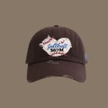 Miniatyrbilde 10 av 10: Mote Baseball Cap Letter Brodert Baseball Cap GRÅ Grey