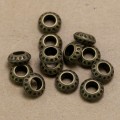 Miniatyrbillede 7 af 9: Spacer Beads Large Hul Spacer Beads Antikke Bronze Beads
