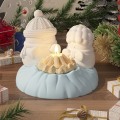 Miniatyrbild 7 av 9: 3D Snowman Form Ljushållare Form A101A-1 A101A-1 A101A-1