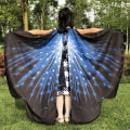 Miniatyrbilde 6 av 10: Butterfly Cape Butterfly Wings Shawl 06 06 06
