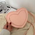 Miniatyrbild 1 av 10: Hjärtväska Crossbody väska ROSA Pink