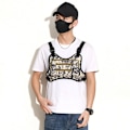 Miniatyrbillede 8 af 10: Sportsvest Taske Molle Brysttaske SORT SORT Black